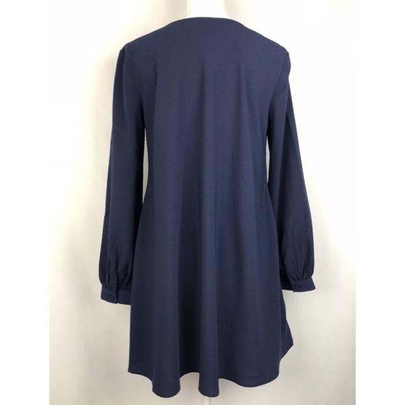 A by Amanda Juliana Long Sleeve Flare Short Dress - Picture 5 of 9